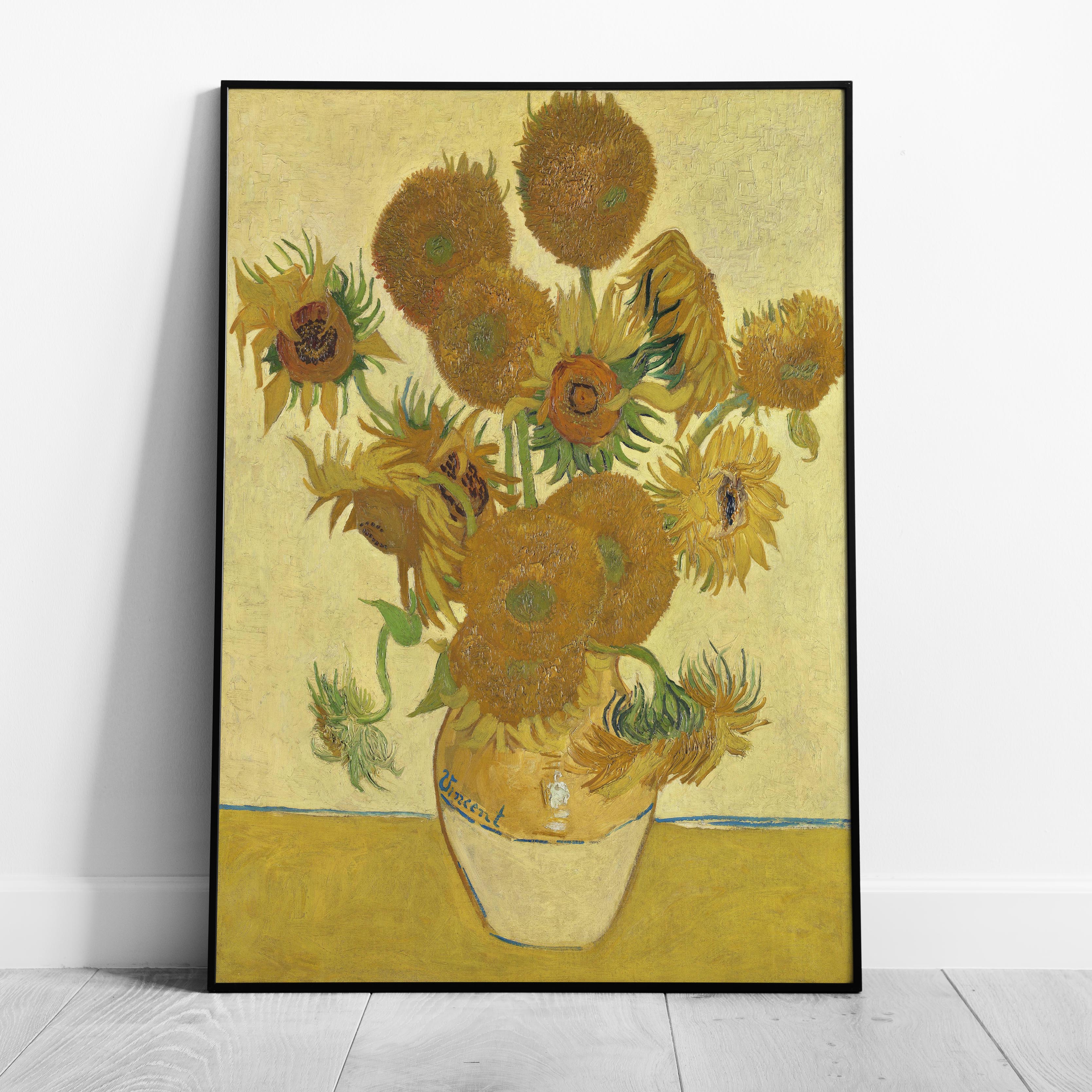 Sunflowers - Vincent van Gogh - Rolled Poster Wall Art Print | House Prints