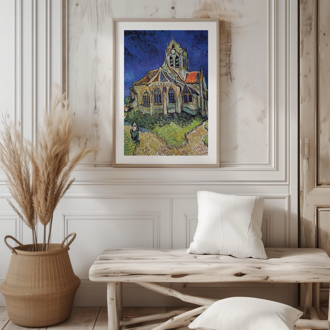 The Church at Auvers - Vincent van Gogh - Rolled Poster Wall Art Print - House Prints
