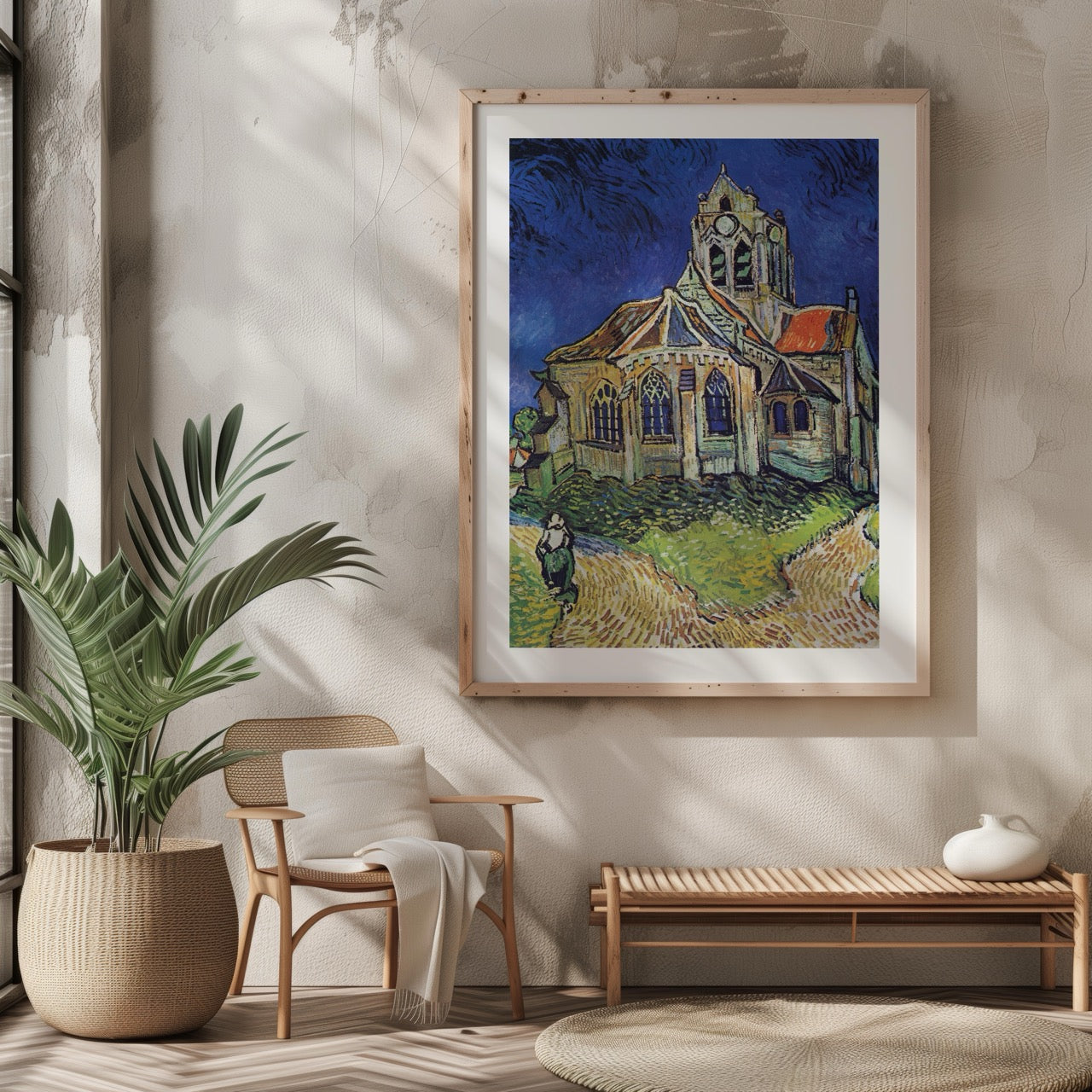 The Church at Auvers - Vincent van Gogh - Rolled Poster Wall Art Print - House Prints
