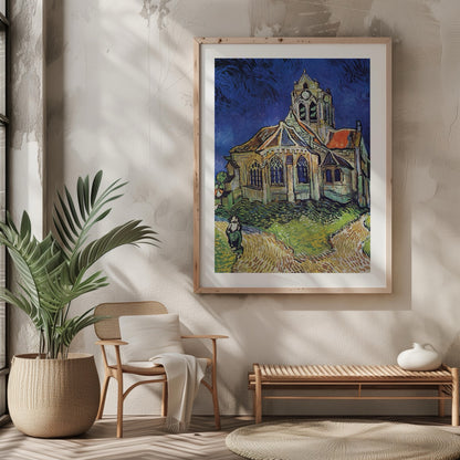 The Church at Auvers - Vincent van Gogh - Rolled Poster Wall Art Print - House Prints