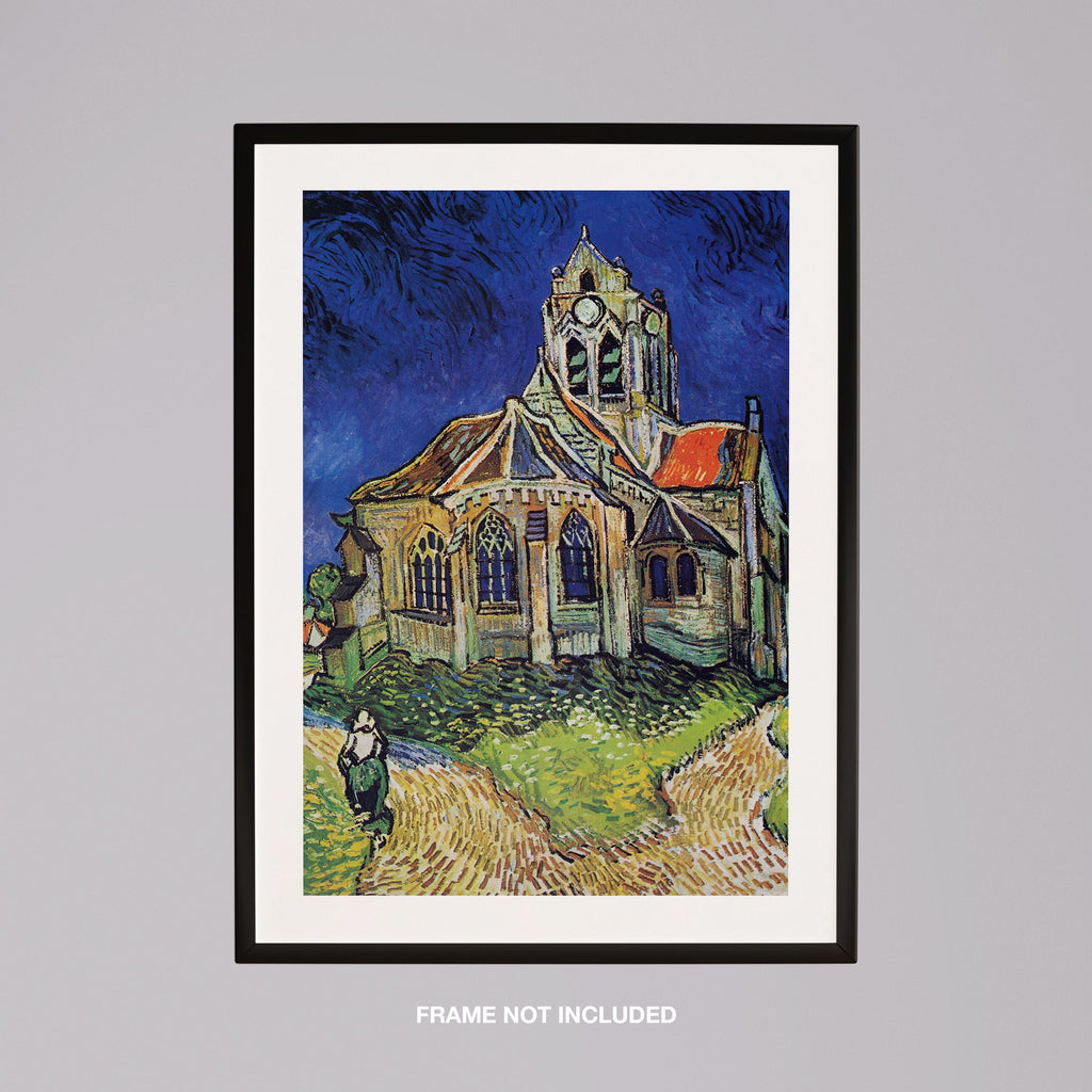 The Church at Auvers - Vincent van Gogh - Rolled Poster Wall Art Print | House Prints