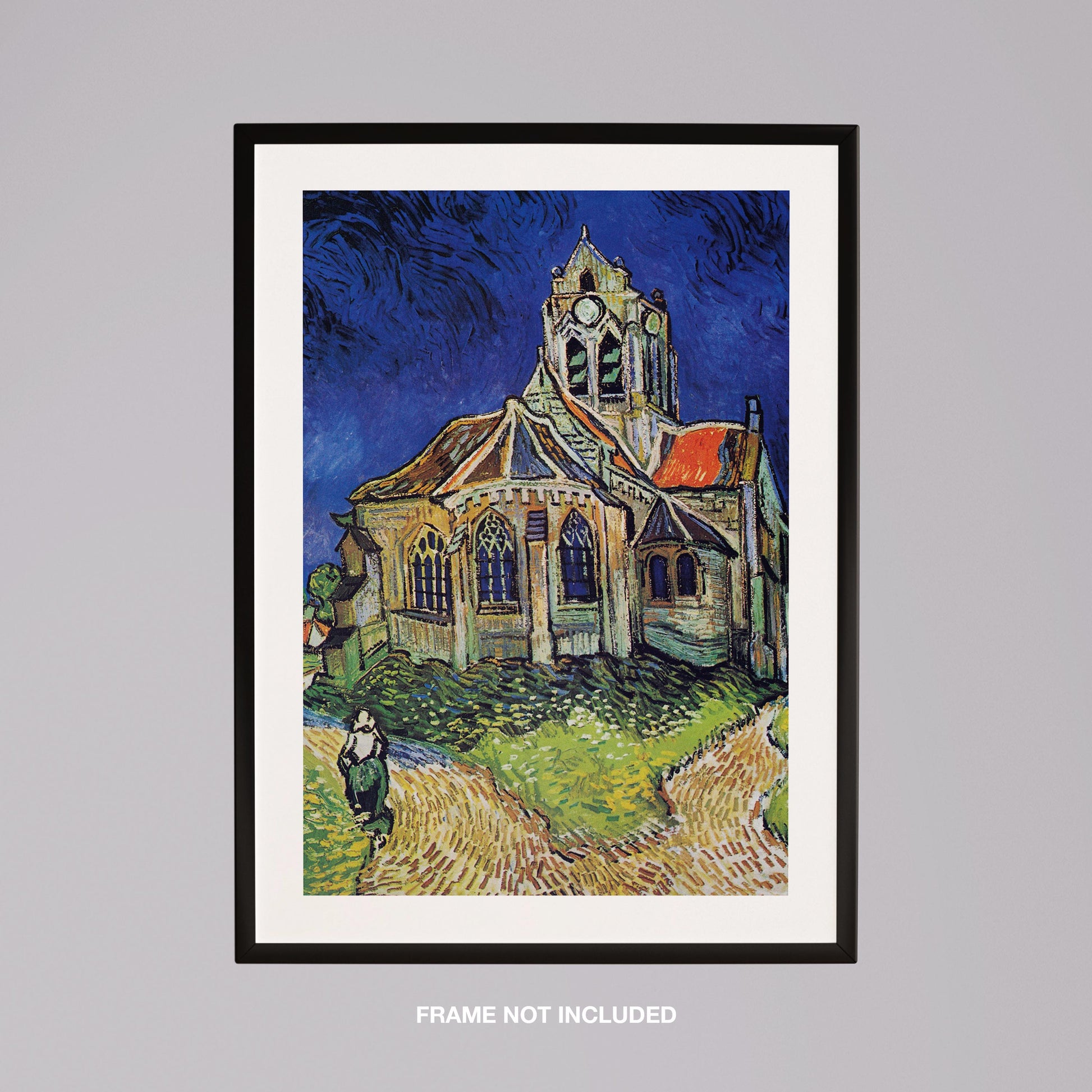The Church at Auvers - Vincent van Gogh - Rolled Poster Wall Art Print - House Prints