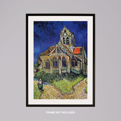 The Church at Auvers - Vincent van Gogh - Rolled Poster Wall Art Print - House Prints