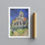 The Church at Auvers - Vincent van Gogh - Rolled Poster Wall Art Print | House Prints