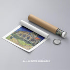 The Church at Auvers - Vincent van Gogh - Rolled Poster Wall Art Print | House Prints
