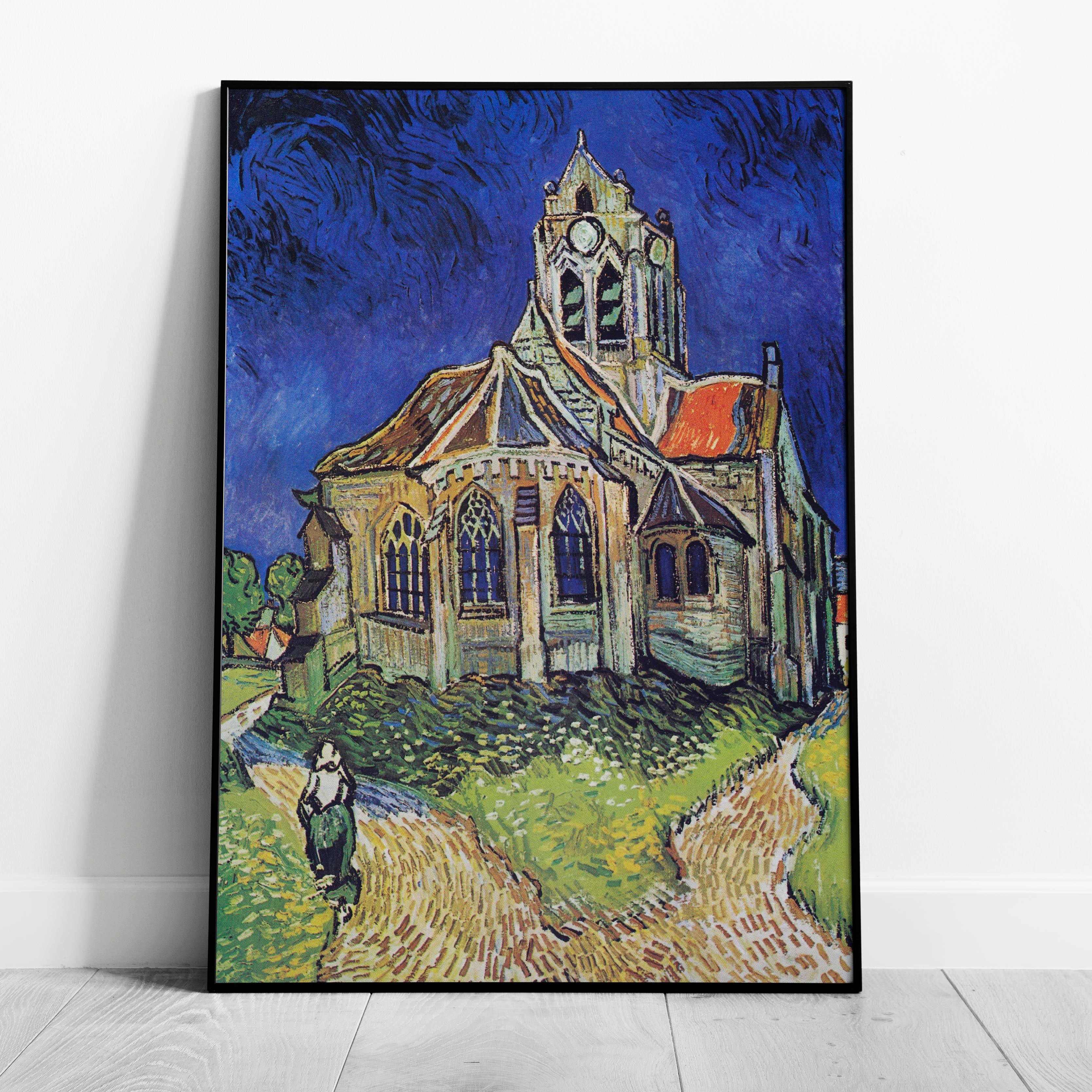 The Church at Auvers - Vincent van Gogh - Rolled Poster Wall Art Print | House Prints