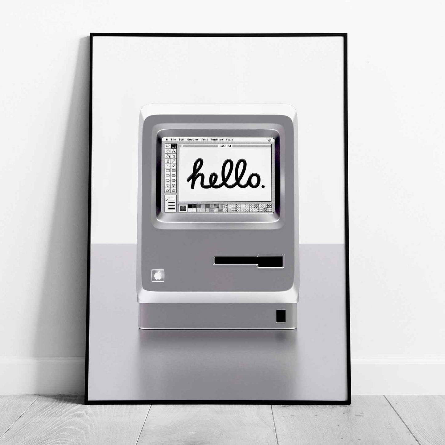 Vintage 90's Inspired Computer - Rolled Poster Wall Art Print - House Prints