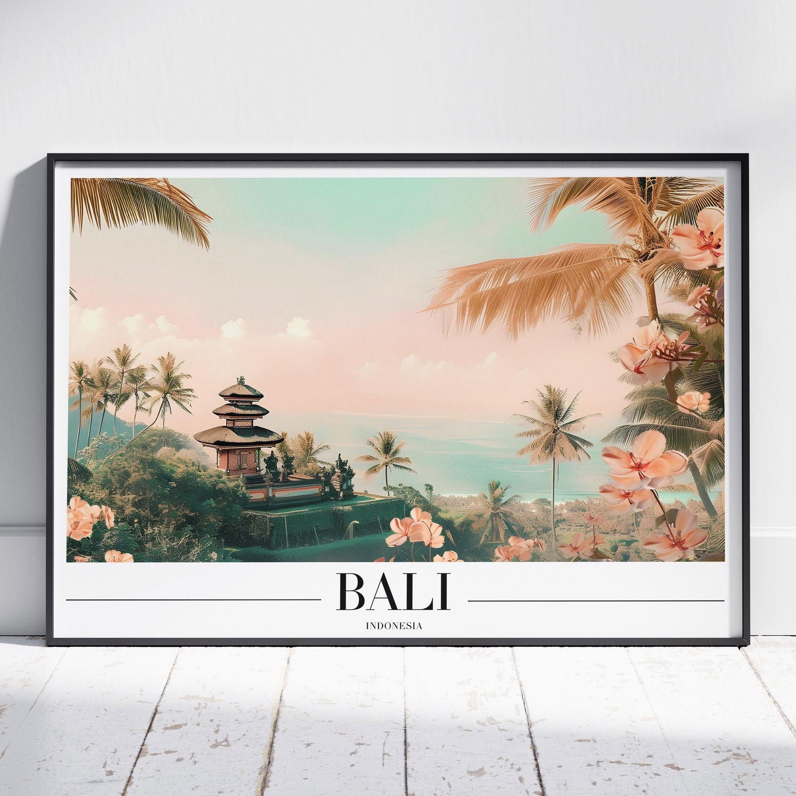 Tropical Bali Beach World Travel - Rolled Poster Wall Art Print | House Prints