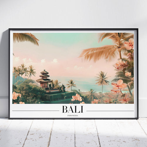 Tropical Bali Beach World Travel - Rolled Poster Wall Art Print | House Prints