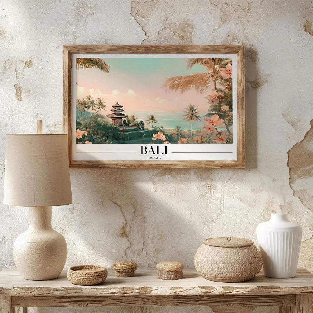 Tropical Bali Beach World Travel - Rolled Poster Wall Art Print | House Prints