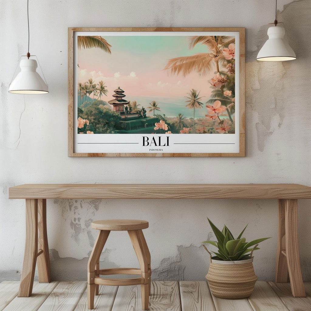Tropical Bali Beach World Travel - Rolled Poster Wall Art Print | House Prints