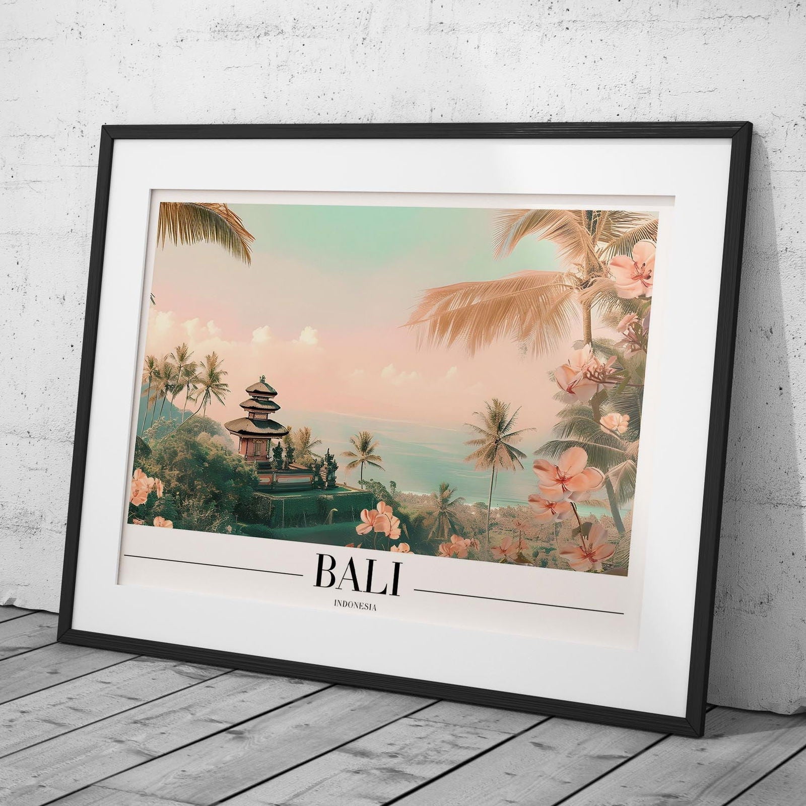Tropical Bali Beach World Travel - Rolled Poster Wall Art Print | House Prints