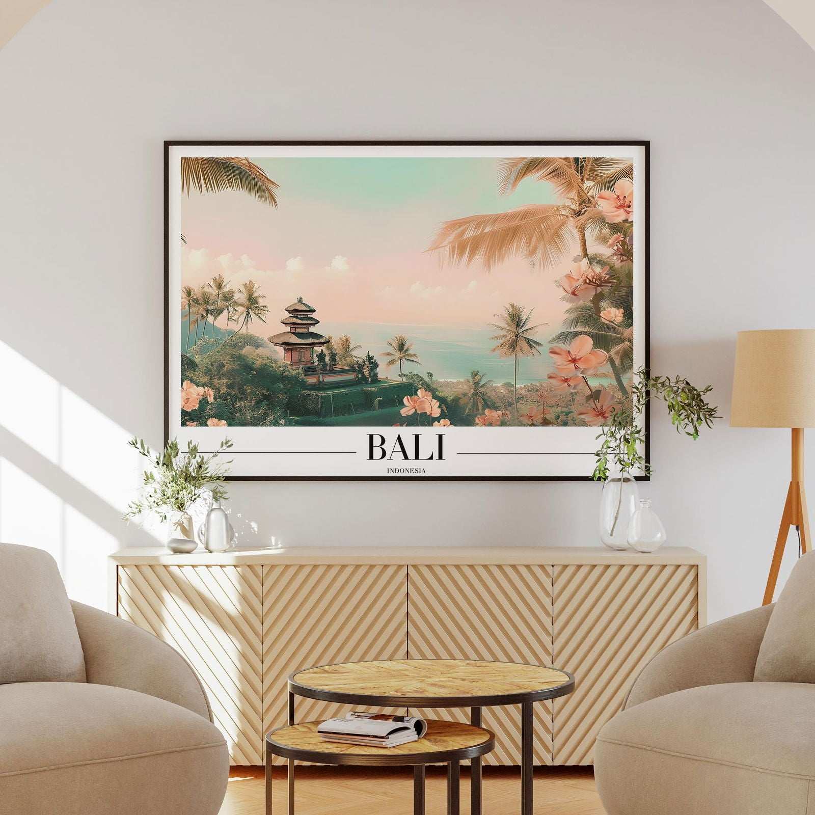Tropical Bali Beach World Travel - Rolled Poster Wall Art Print | House Prints