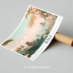 Tropical Bali Beach World Travel - Rolled Poster Wall Art Print | House Prints