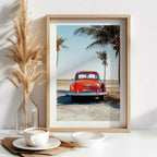 Vintage Car in the California Sun - Rolled Poster Wall Art Print | House Prints