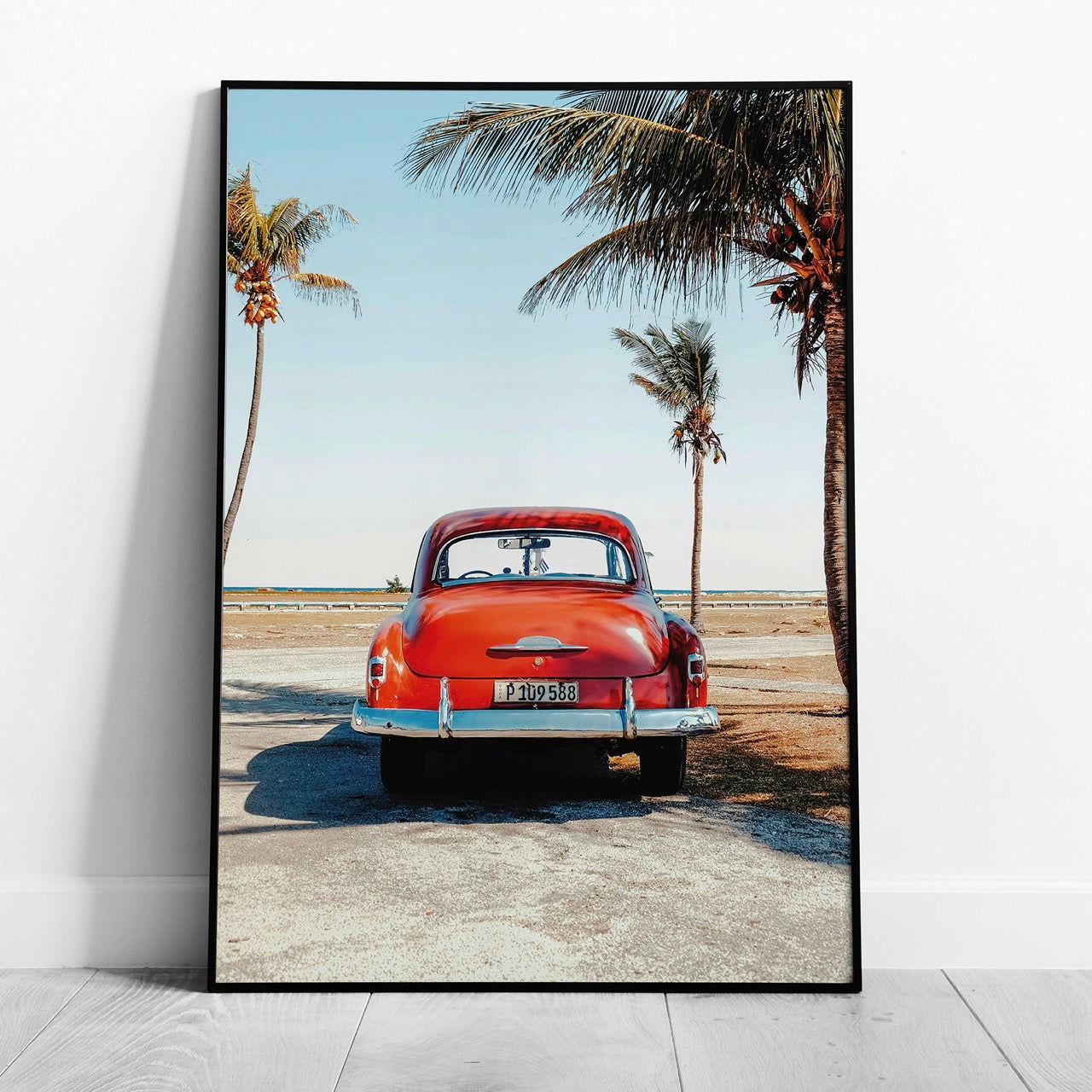 Vintage Car in the California Sun - Rolled Poster Wall Art Print | House Prints