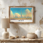 Timeless Dubai UAE City World Travel - Rolled Poster Wall Art Print | House Prints