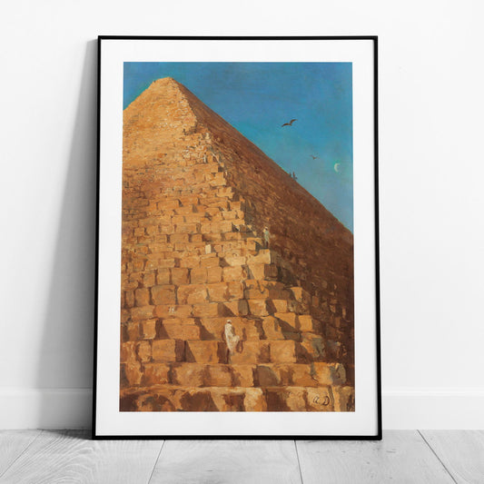 Timeless Vintage The Great Pyramid Egypt - Rolled Poster Wall Art Print - House Prints