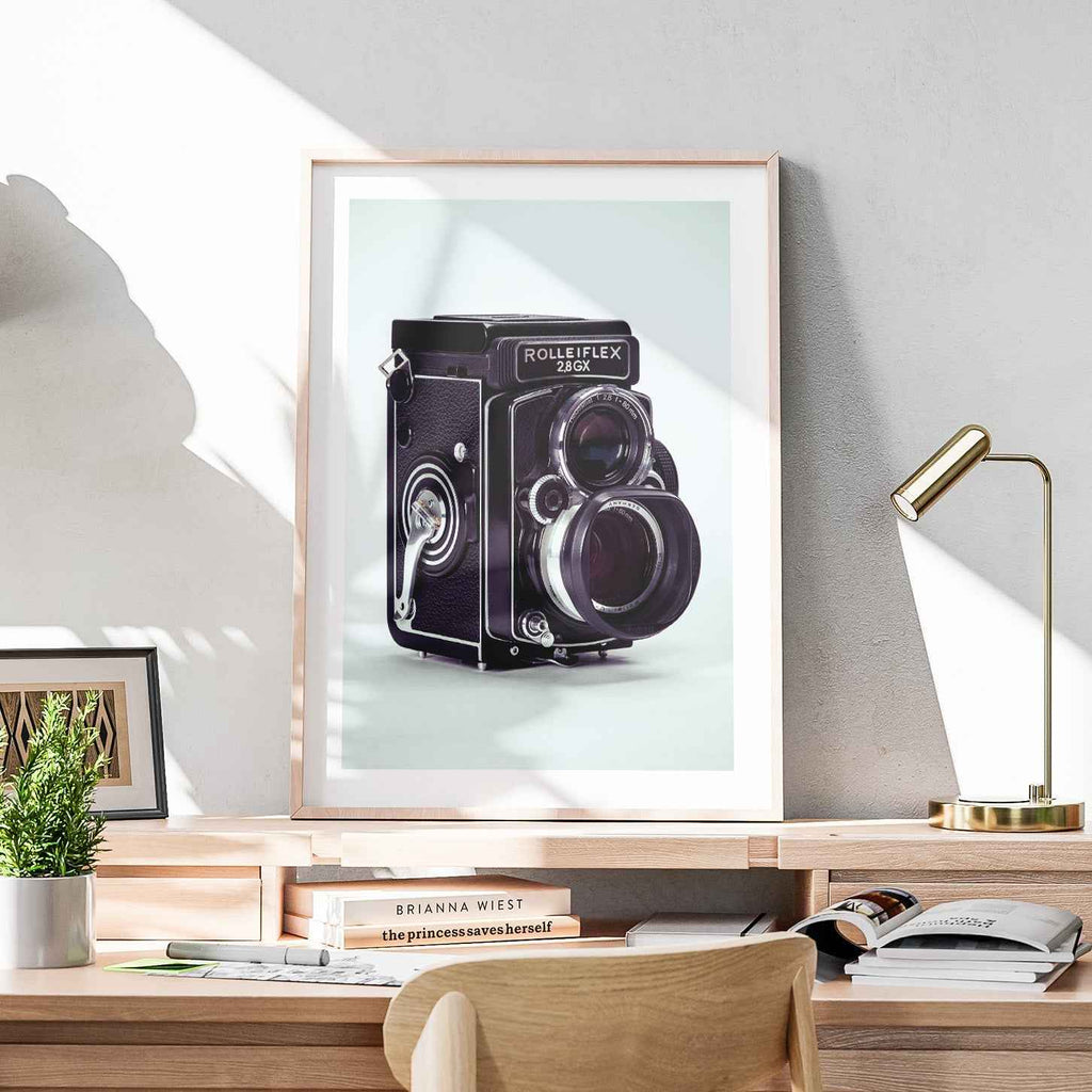 Vintage Film Camera Classic Photography - Rolled Poster Wall Art Print | House Prints