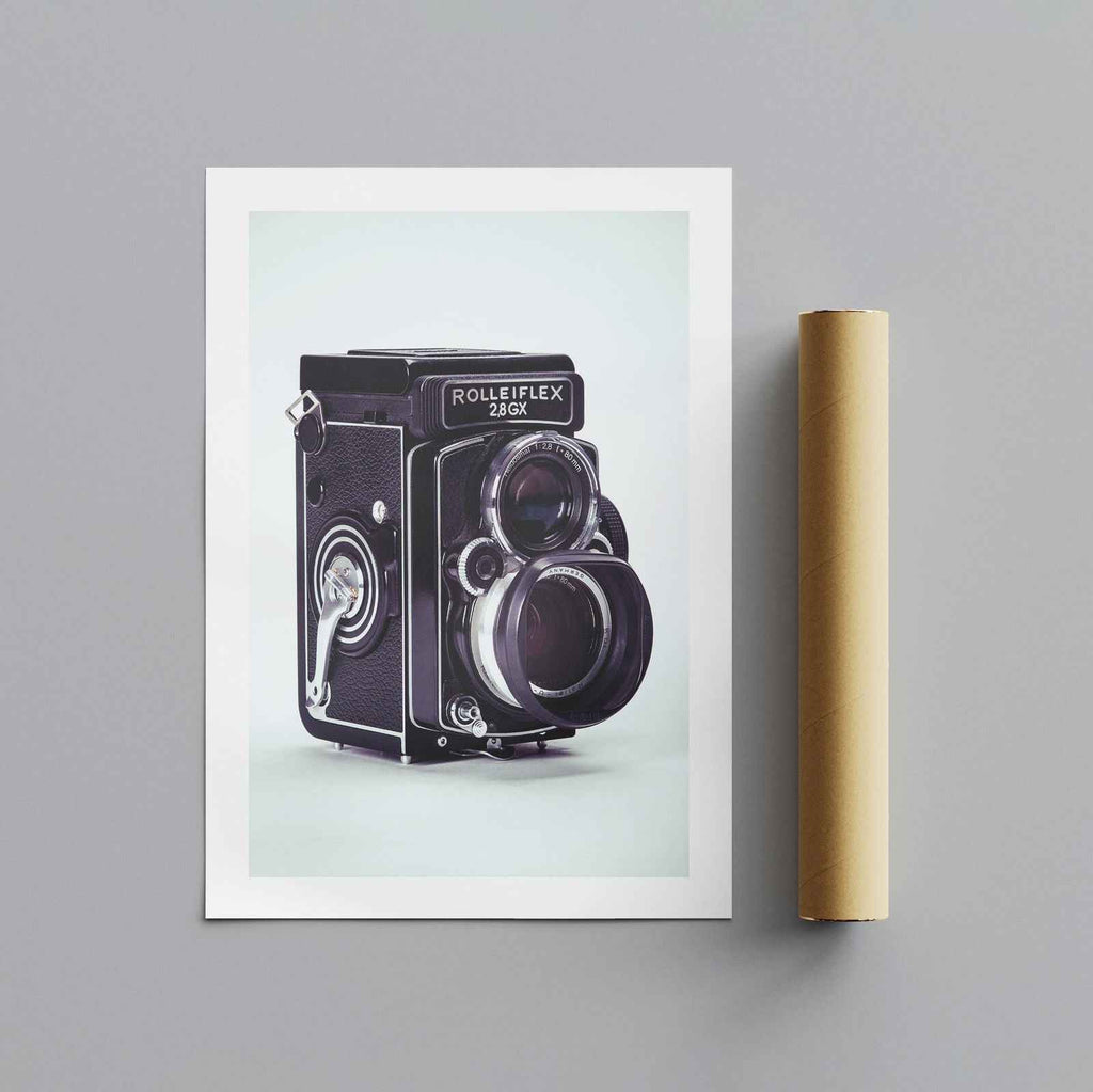 Vintage Film Camera Classic Photography - Rolled Poster Wall Art Print | House Prints