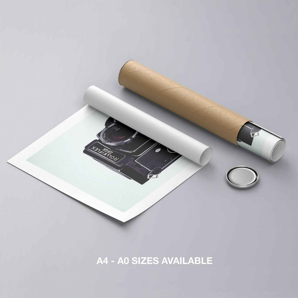 Vintage Film Camera Classic Photography - Rolled Poster Wall Art Print | House Prints