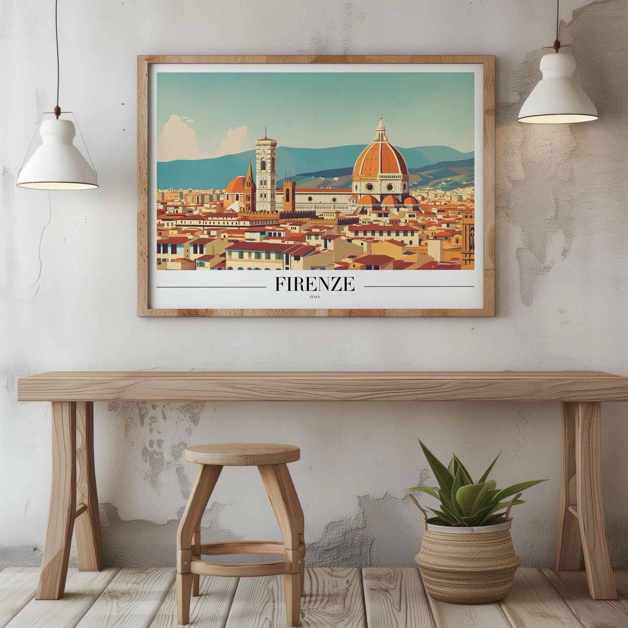 Timeless Firenze Italy World Travel - Rolled Poster Wall Art Print | House Prints