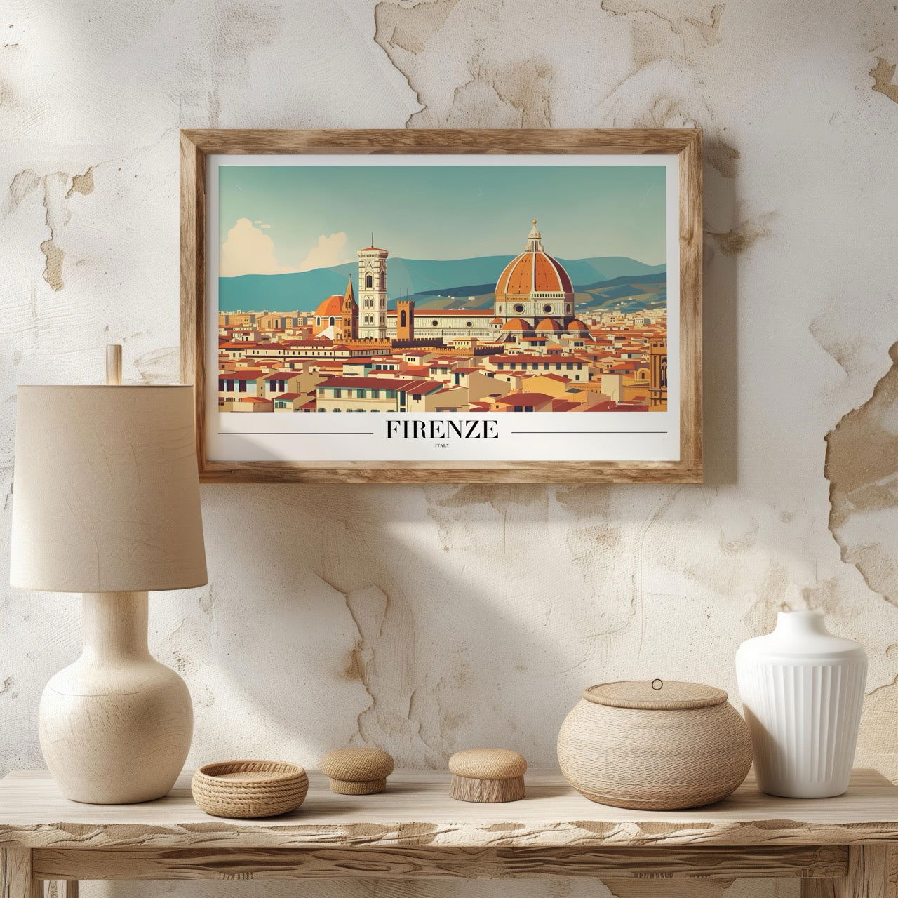 Timeless Firenze Italy World Travel - Rolled Poster Wall Art Print | House Prints