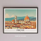 Timeless Firenze Italy World Travel - Rolled Poster Wall Art Print | House Prints