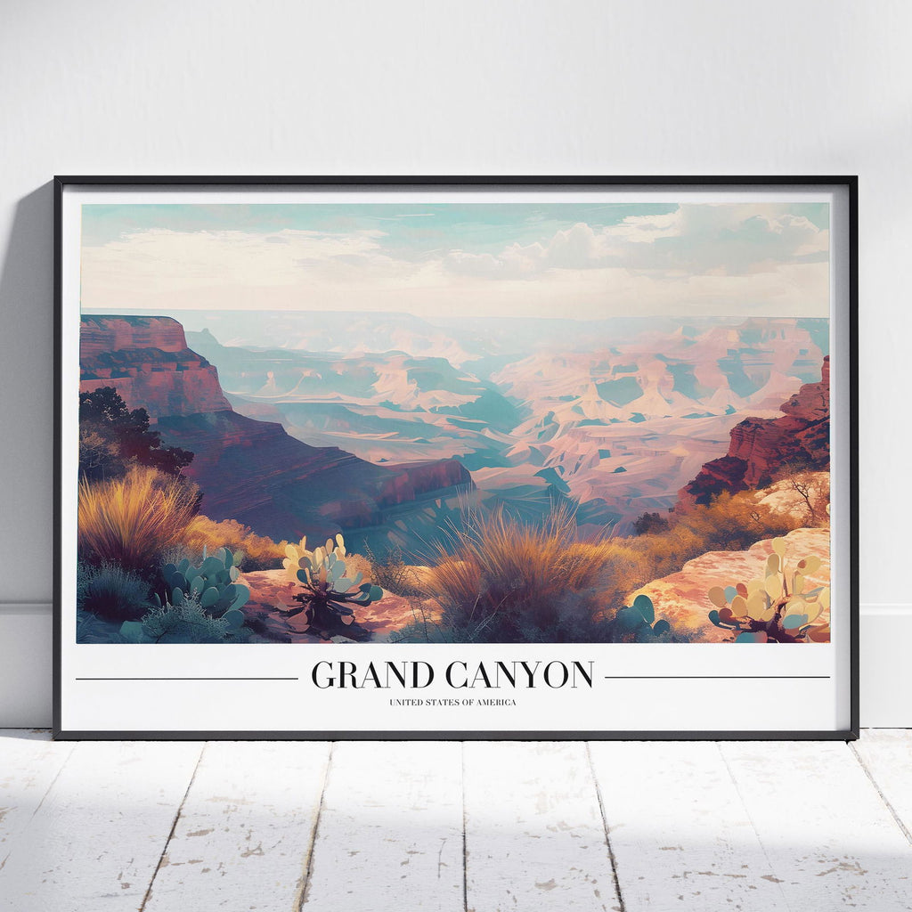 Grand Canyon USA Landmark City World Travel - Rolled Poster Wall Art Print | House Prints