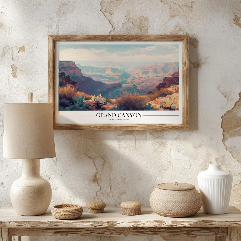 Grand Canyon USA Landmark City World Travel - Rolled Poster Wall Art Print | House Prints