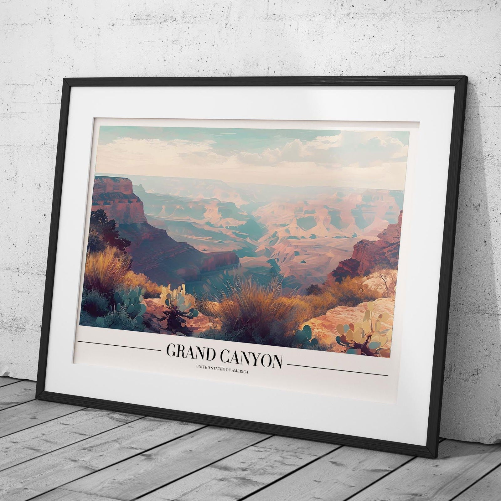 Grand Canyon USA Landmark City World Travel - Rolled Poster Wall Art Print | House Prints