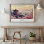 Serene Kyoto Japan City World Travel - Rolled Poster Wall Art Print | House Prints