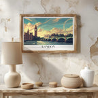 Classic London England City World Travel - Rolled Poster Wall Art Print | House Prints