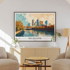 Melbourne Australia City World Travel - Rolled Poster Wall Art Print | House Prints