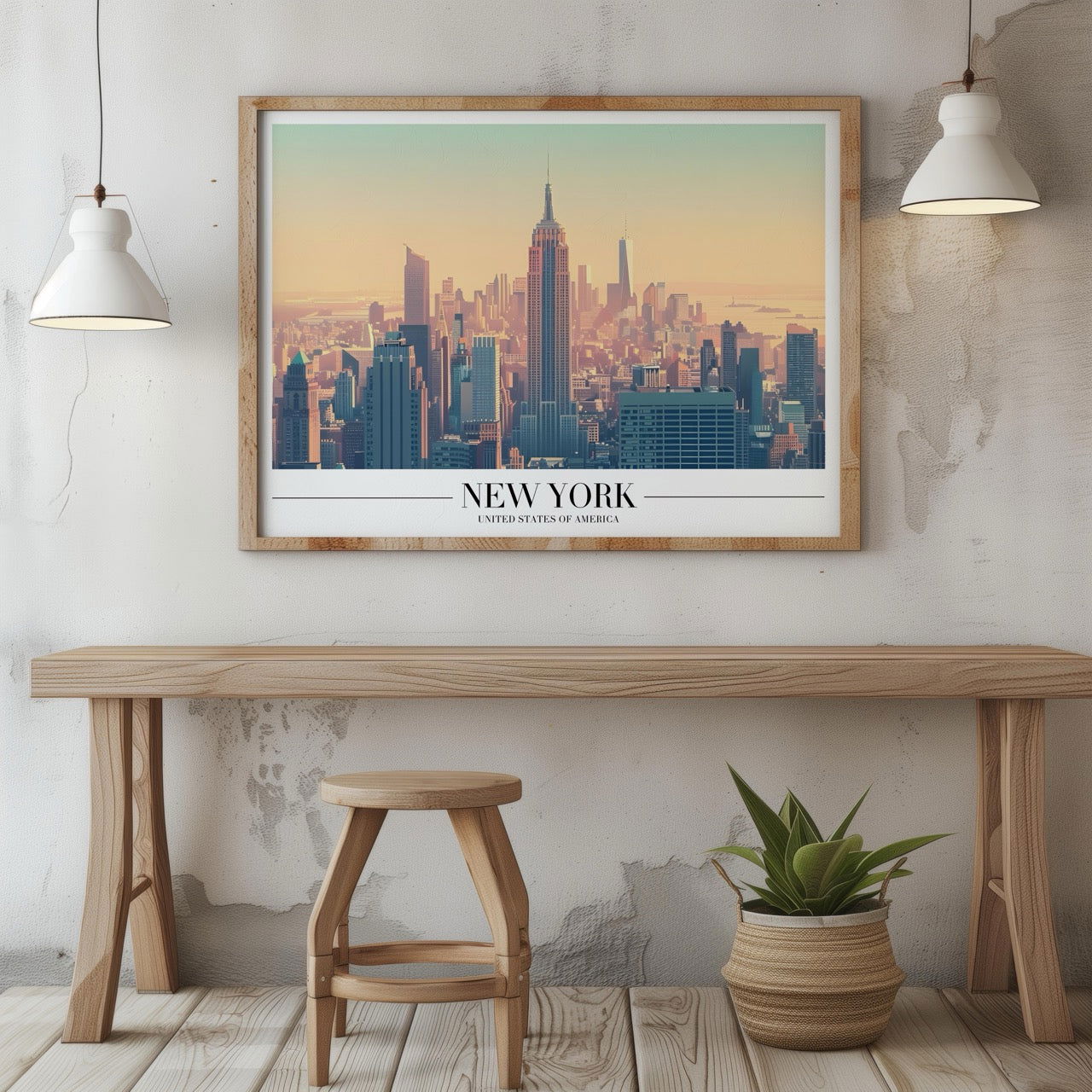 Iconic New York City NYC World Travel - Rolled Poster Wall Art Print - House Prints