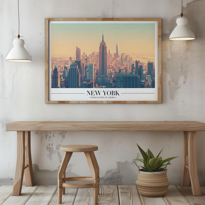 Iconic New York City NYC World Travel - Rolled Poster Wall Art Print - House Prints