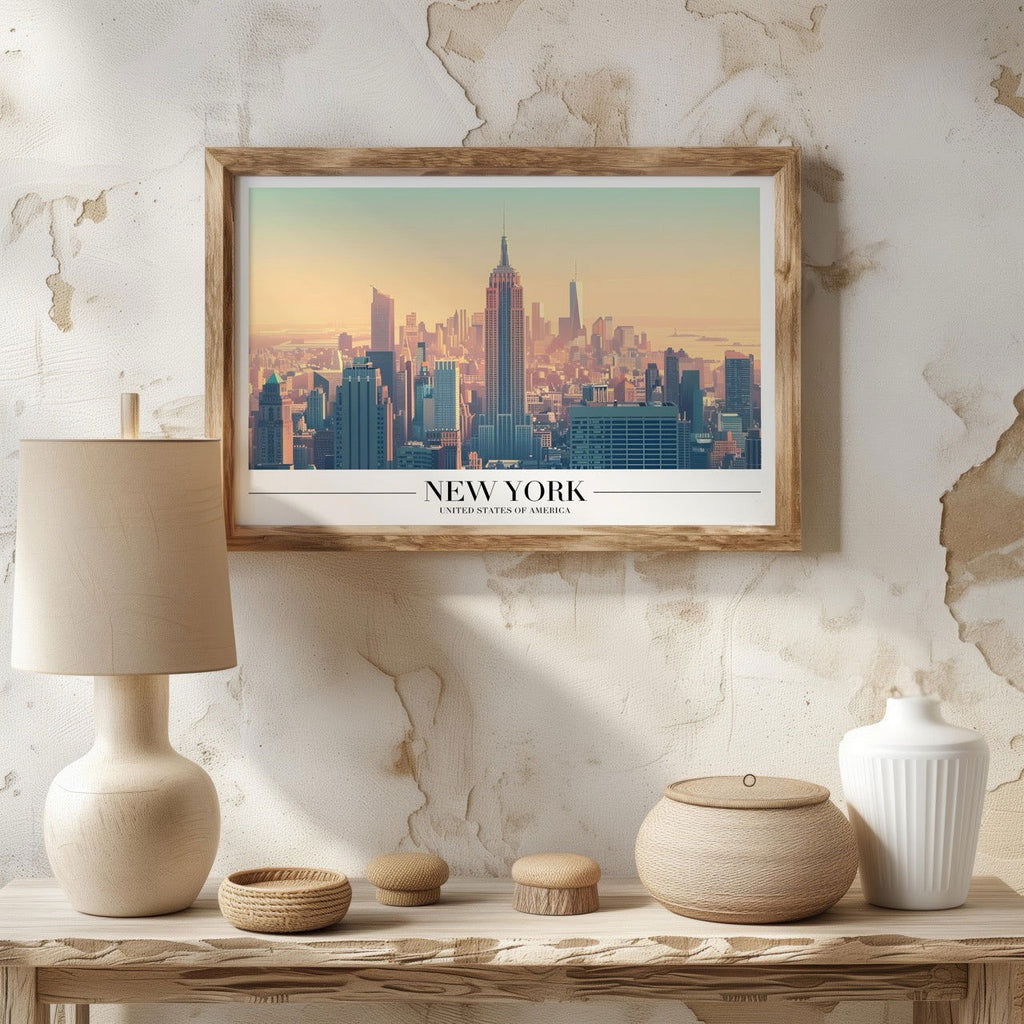 Iconic New York City NYC World Travel - Rolled Poster Wall Art Print | House Prints