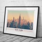 Iconic New York City NYC World Travel - Rolled Poster Wall Art Print | House Prints