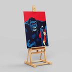 Vintage Retro King Kong Movie - Framed Canvas Wall Art Print | House Prints