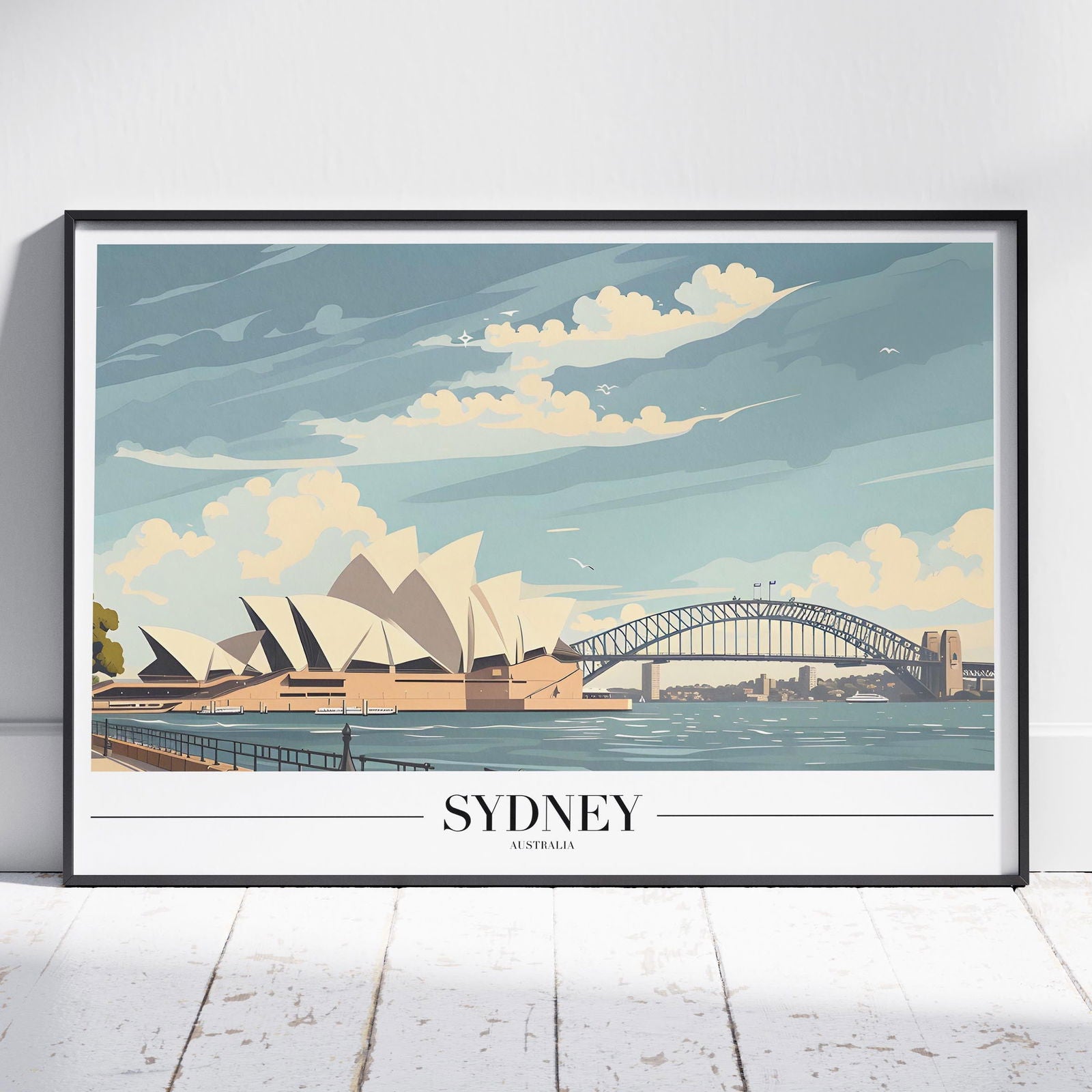Iconic Sydney Australia World Travel - Rolled Poster Art Print | House Prints