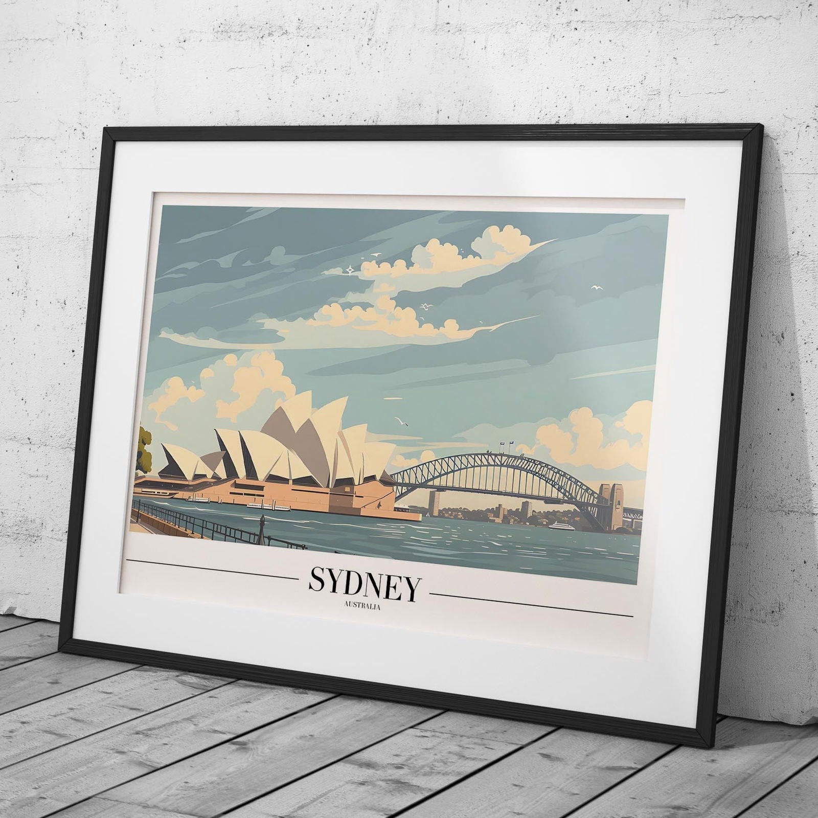 Iconic Sydney Australia World Travel - Rolled Poster Art Print | House Prints