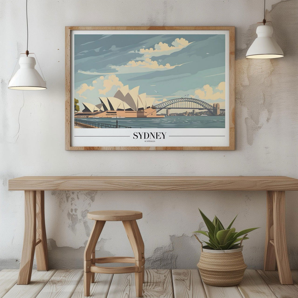 Iconic Sydney Australia World Travel - Rolled Poster Art Print | House Prints