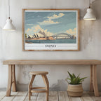 Iconic Sydney Australia World Travel - Rolled Poster Art Print | House Prints