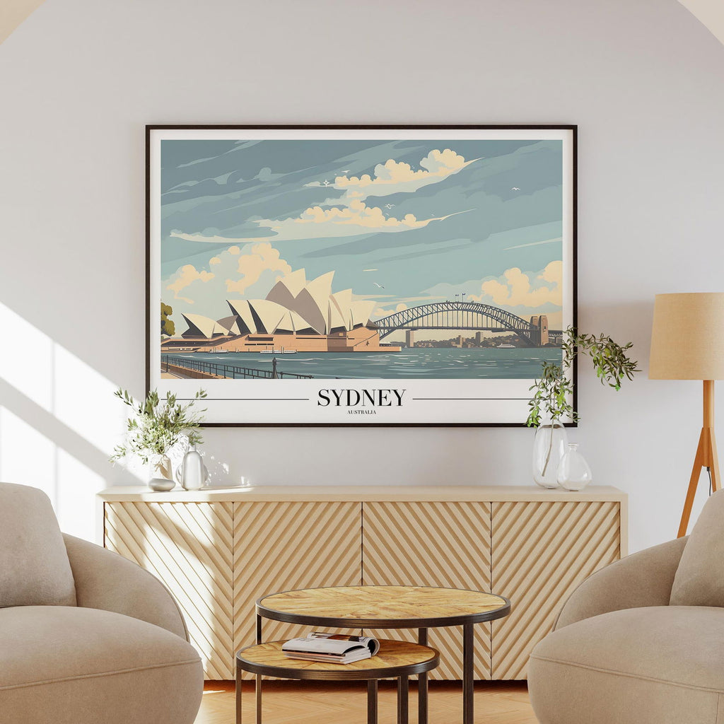 Iconic Sydney Australia World Travel - Rolled Poster Art Print | House Prints