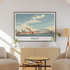 Iconic Sydney Australia World Travel - Rolled Poster Art Print | House Prints