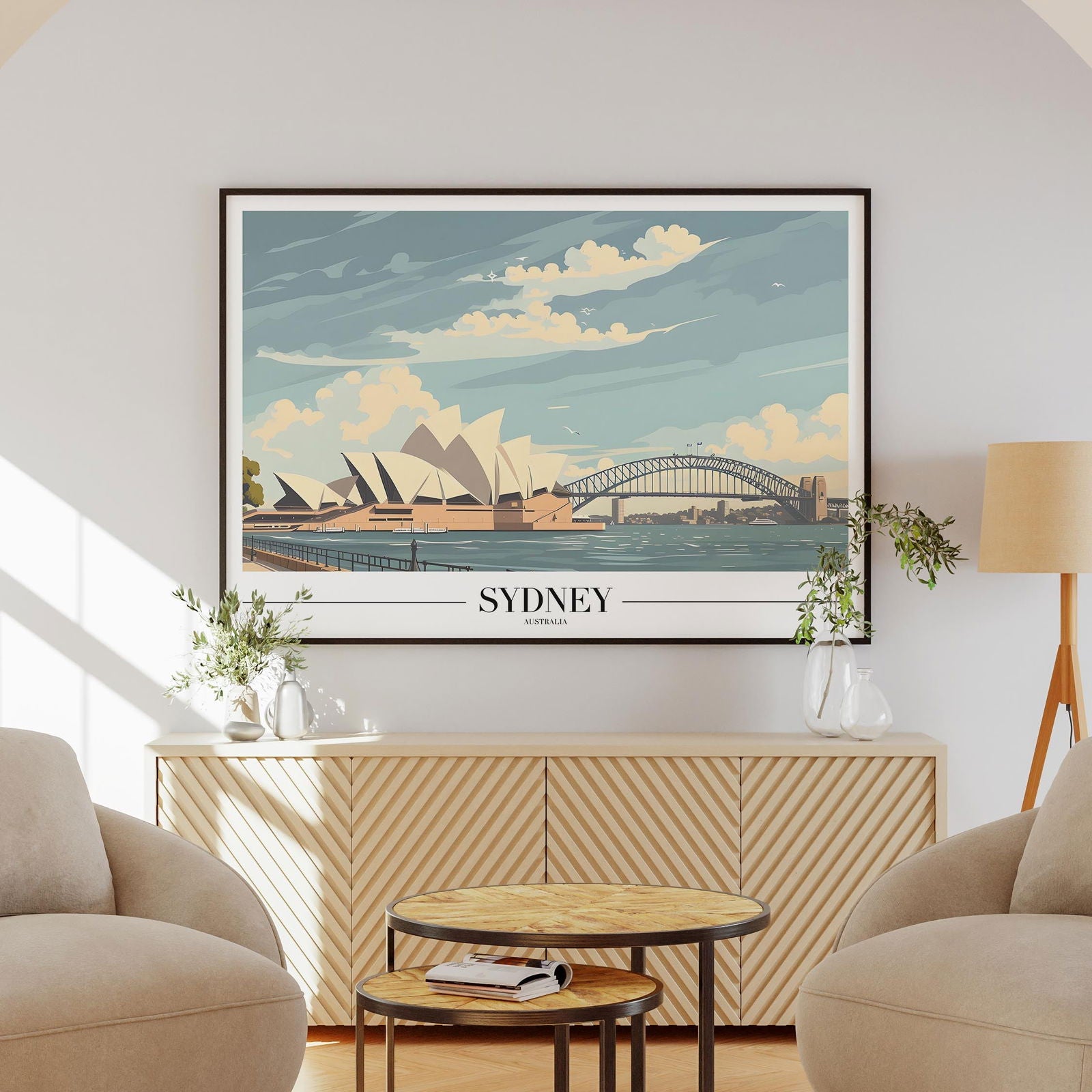 Iconic Sydney Australia World Travel - Rolled Poster Art Print | House Prints