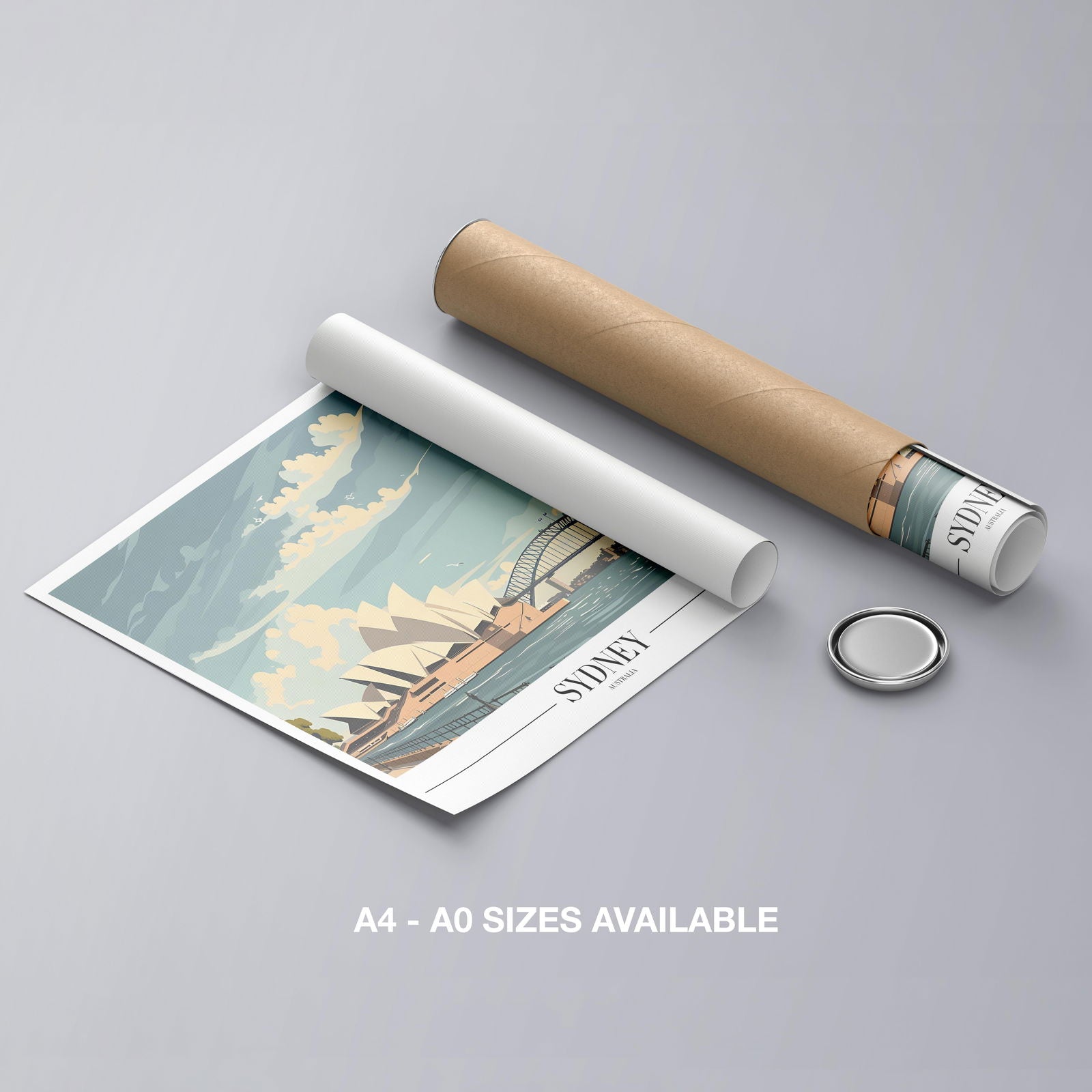 Iconic Sydney Australia World Travel - Rolled Poster Art Print | House Prints