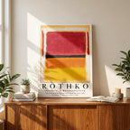 Violet Black Orange Yellow 1949 Exhibiton - Mark Rothko - Framed Canvas Wall Art Print