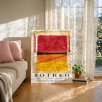 Violet Black Orange Yellow 1949 Exhibiton - Mark Rothko - Framed Canvas Wall Art Print