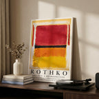 Violet Black Orange Yellow 1949 Exhibiton - Mark Rothko - Framed Canvas Wall Art Print